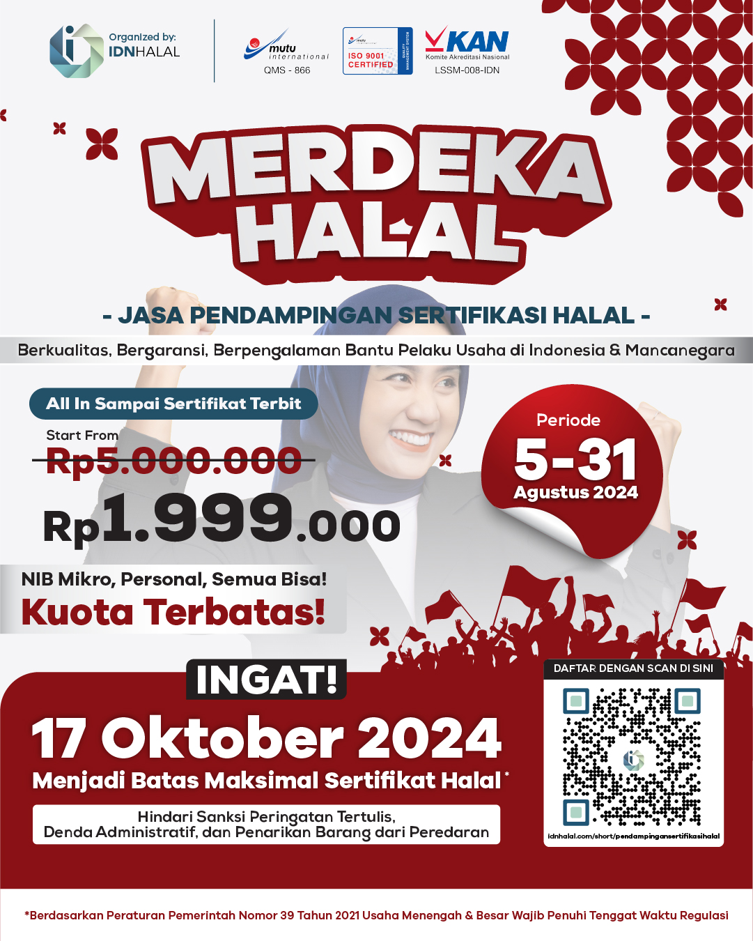 MERDEKA HALAL - jasa sertifikasi halal