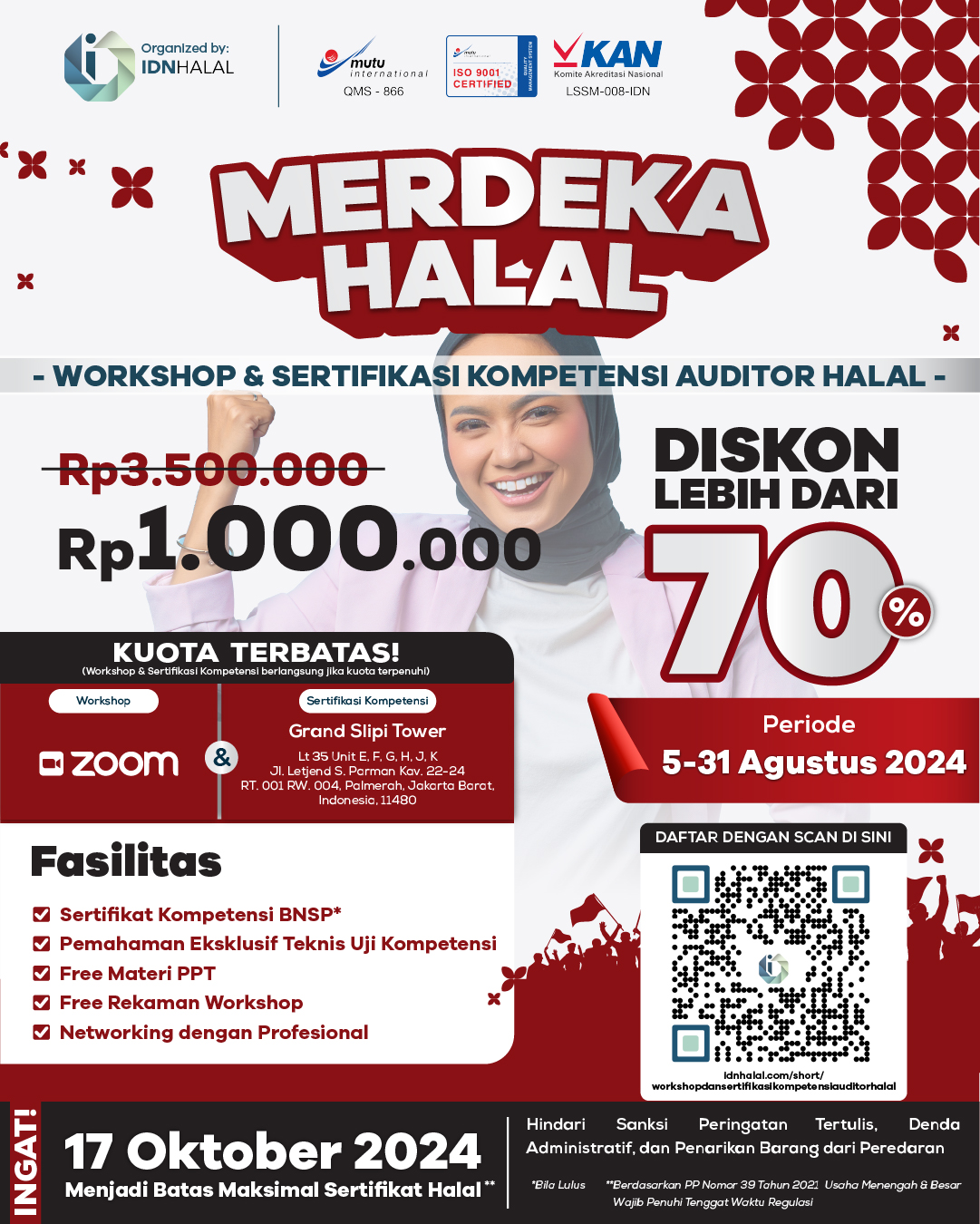 MERDEKA HALAL - wok & sertif komp auditor halal