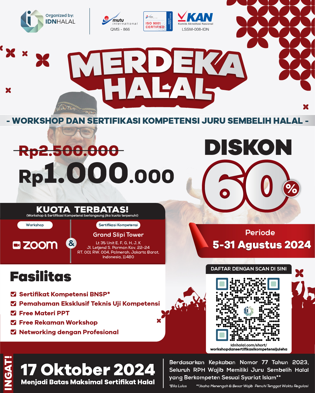 MERDEKA HALAL - work & sertif komp juleha